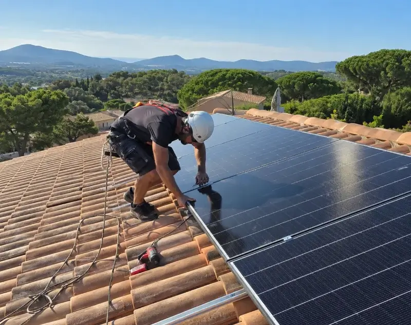 Installateur panneaux solaires Châbons — pose photovoltaïque sur toiture
