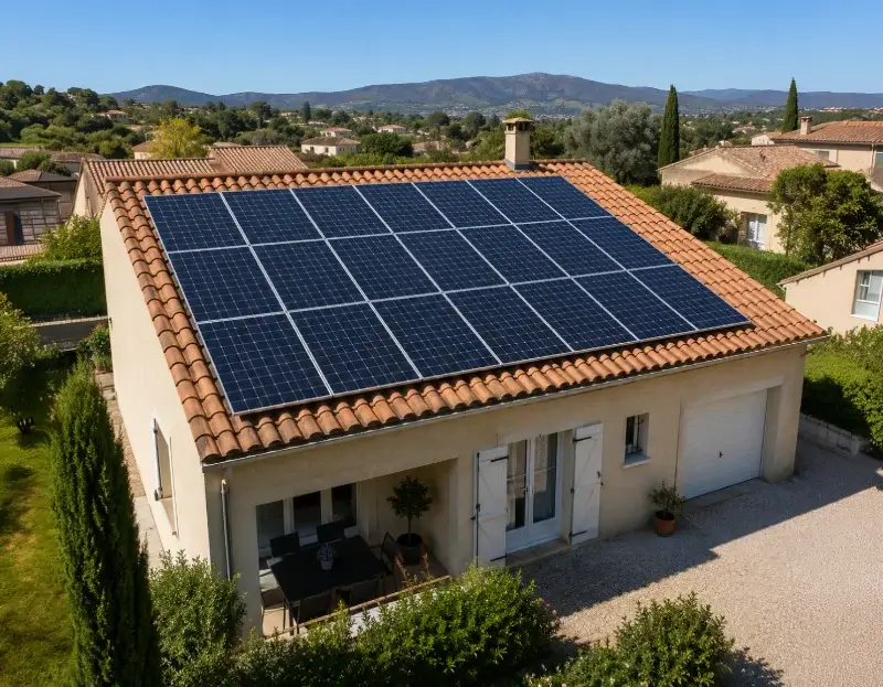 Prime à l'autoconsommation panneaux solaires Châbons — aide financière de l'État